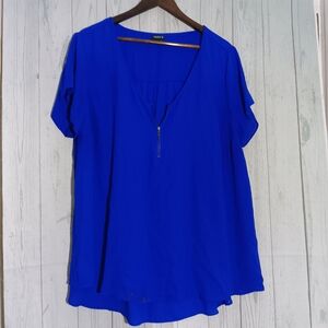Torrid Vibrant Blue Women's Top Sz 3X
